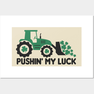 Pushing My Luck Kids St Patrick's Day Posters and Art